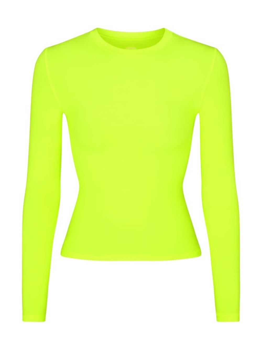 Skims fits everybody green highlighter long sleeve top size small
